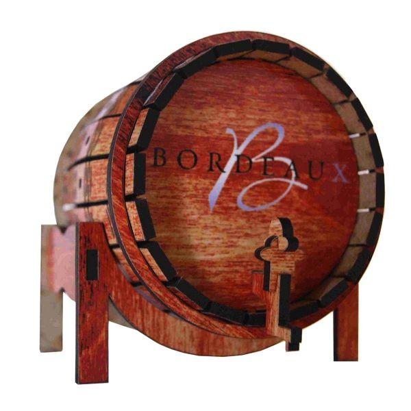 puzzle 3d tirelire barrique tonneau