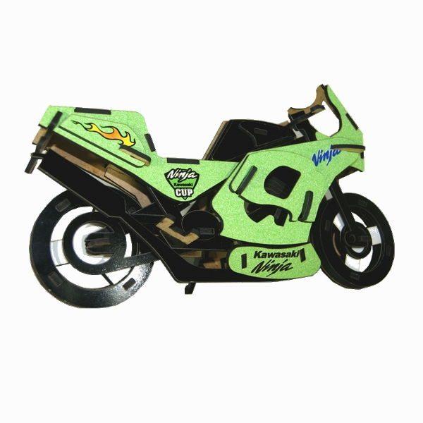 puzzle 3d moto ninja