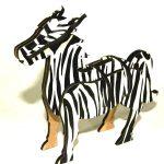 puzzle 3d zebre