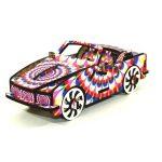 puzzle 3d cabriolet rose