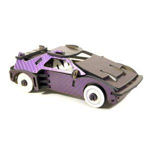 puzzle 3d delorean mauve