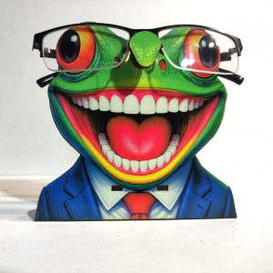 support lunettes grenouille